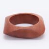 Wood Bracelet – Smooth Curved Natural Finish