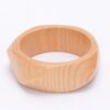 Geometric Wood Bracelet – Natural Wood Accent