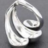 Sculptural Metal Hinge Bracelet – High-Shine