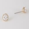 Oval Rhinestone Queen-Inspired Earrings