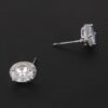 Oval Rhinestone Queen-Inspired Earrings