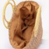 Faux Straw Tote Bag with Bamboo Handles – Structured Carryall
