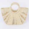 Handwoven Straw Beach Bag