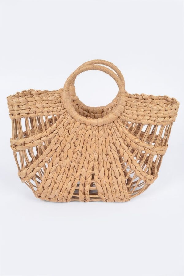 Handwoven Straw Beach Bag