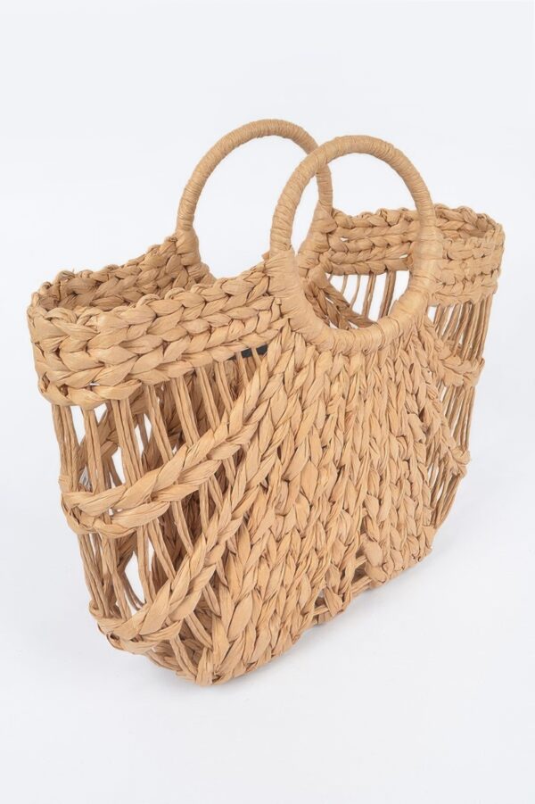 Handwoven Straw Beach Bag