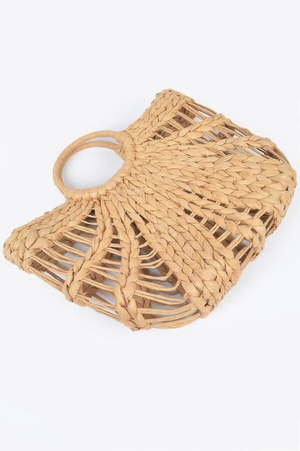 Handwoven Straw Beach Bag