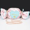 Candy Polka Dot Novelty Bag – Structured PU Handbag