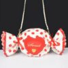 Candy Polka Dot Novelty Bag – Structured PU Handbag