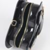Compact Heart Crossbody Bag with Gold Hardware
