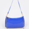 Glimmer Clear PVC Shoulder Bag with Gold Chain