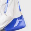 Glimmer Clear PVC Shoulder Bag with Gold Chain
