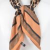 Leopard Print Bandana – Lightweight Square Scarf