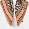 Leopard Print Bandana – Lightweight Square Scarf