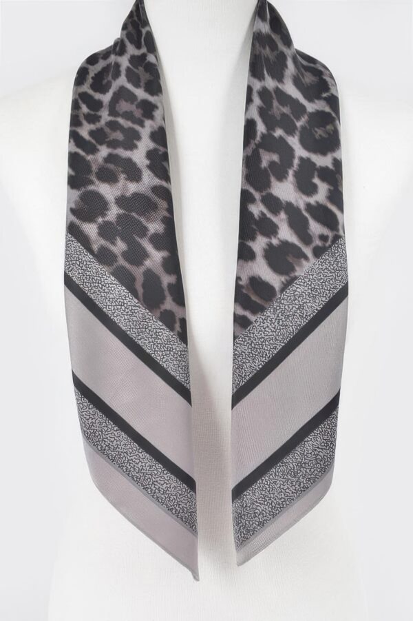 Leopard Print Bandana – Lightweight Square Scarf