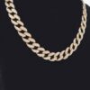 Hammered Silver-Tone Chain Necklace – 17″ Length