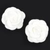 Oversized Sculptural Flower Stud Earrings