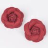 Oversized Sculptural Flower Stud Earrings