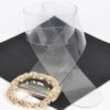Clear PVC Belt with Vintage Round Metal Buckle – Plus Size