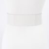 Clear PVC Belt with Rectangle Metal Buckle – Plus Size