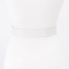 Plus-Size Clear PVC Belt with Heart Buckle