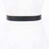 Faux Leather Belt with Square Buckle – Minimalist