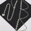 Chain Belt with Rhinestone Accent – Gold-Tone