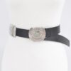 Western Belt with Turquoise Accents – Faux Leather