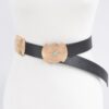 Western Belt with Turquoise Accents – Faux Leather