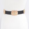 Western Belt with Turquoise Accents – Faux Leather
