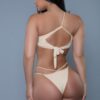 Ava One-Shoulder Strappy Bikini Set – Brazilian Cut