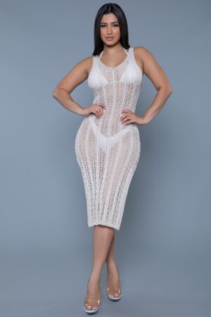 2406 Delilah Crochet Midi Cover-Up