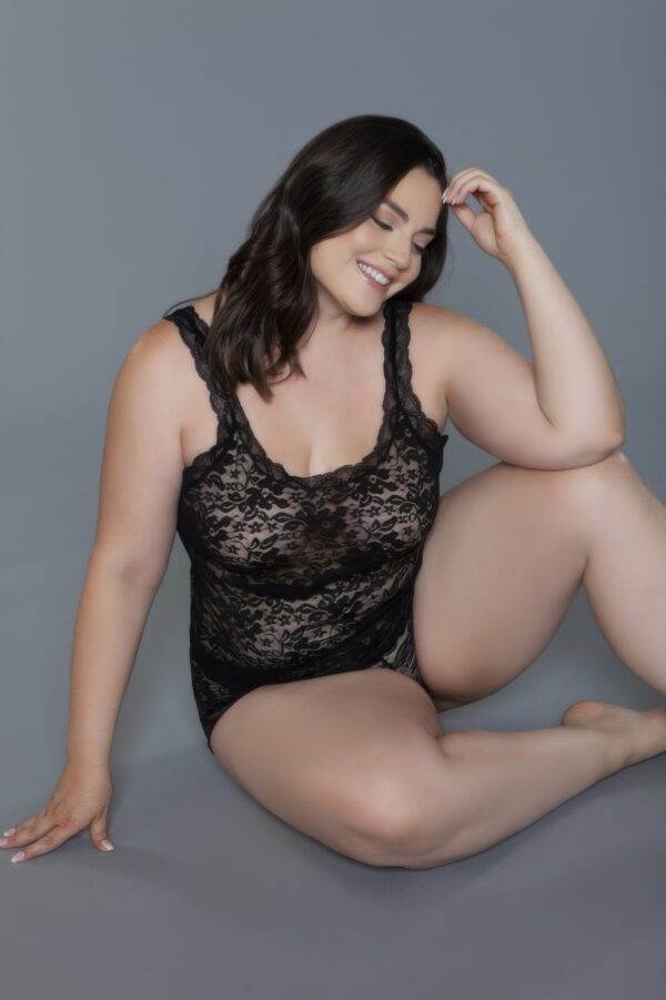 Melina Sheer Floral Lace Cami & Shorts Set