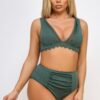 Olivia Bikini Set – Scalloped Edge V-Neck