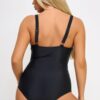 Jacky One-Piece Swimsuit – Mesh Panel Tummy Control