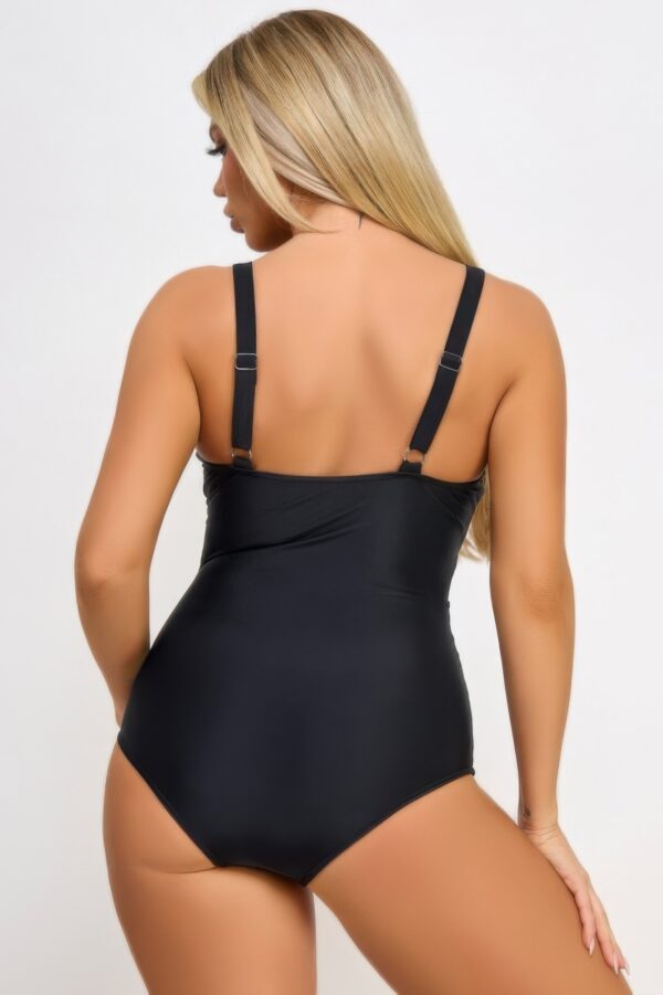Jacky One-Piece Swimsuit – Mesh Panel Tummy Control