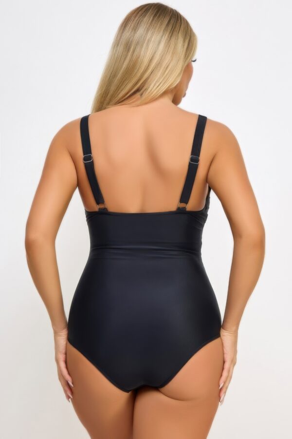 Jacky One-Piece Swimsuit – Mesh Panel Tummy Control