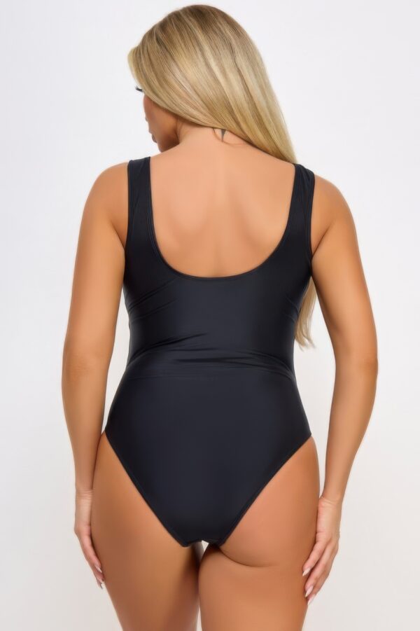 Valery Lace-Up Plunge Padded One-Piece Swimsuit