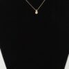 Triple Teardrop Chain Necklace – Gold-Tone