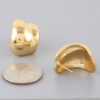 Wide Twist Hoop Earrings – Gold-Tone Twisted Hoops
