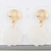 Twin Seashell Drop Earrings – Delicate Coastal Drops