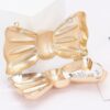 Metal Mini Clutch with Bow Detail – Compact Evening Clutch