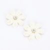 Paper Flower Rhinestone Earrings – Eco Paper Floral