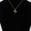 Night Sky Pendant Necklace – Gold-Tone Celestial Charm