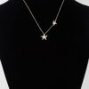 Bejeweled Starfish Pendant Necklace – Gold-tone
