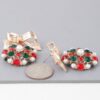 Bejeweled Ribbon Ornament Earrings – Festive Bow