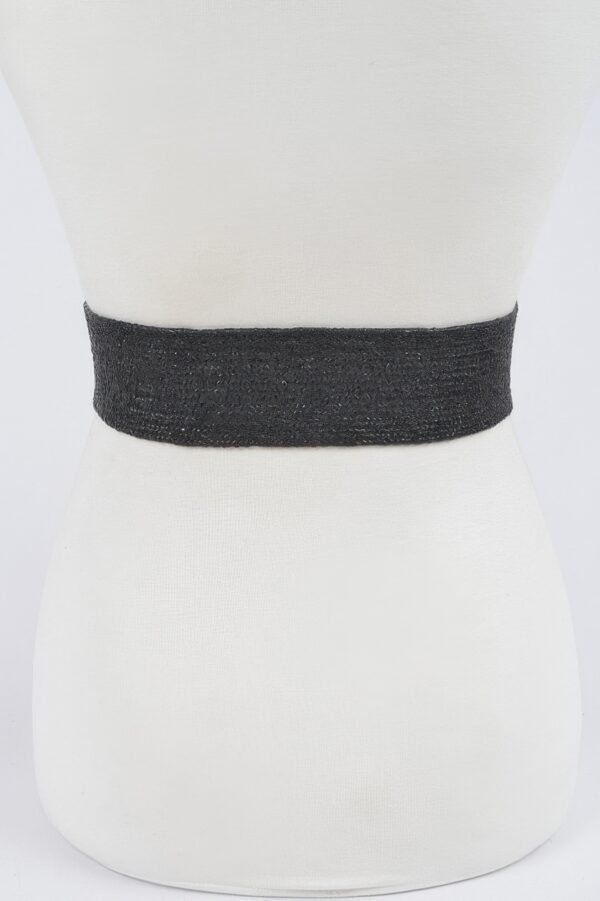 Gold-Buckle Stretch Belt – 70% PVC Elastic Waist Belt