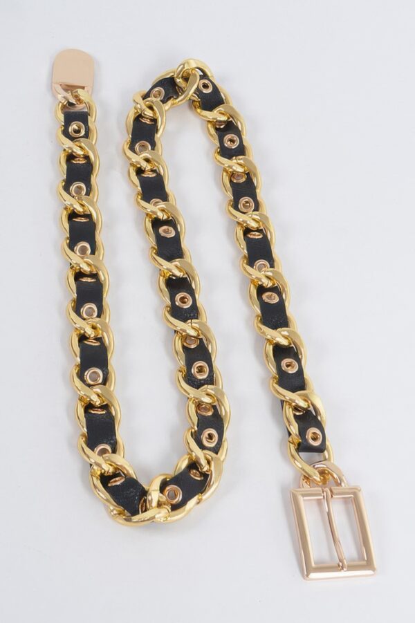 Chain Link Fashion Belt – Polished Clasp