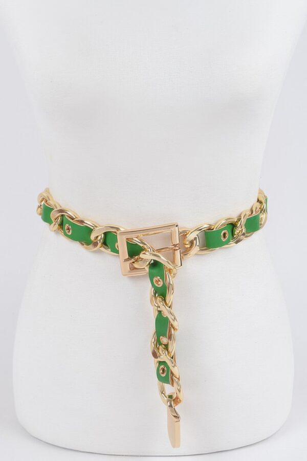 Chain Link Fashion Belt – Polished Clasp