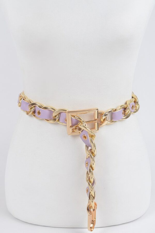 Chain Link Fashion Belt – Polished Clasp