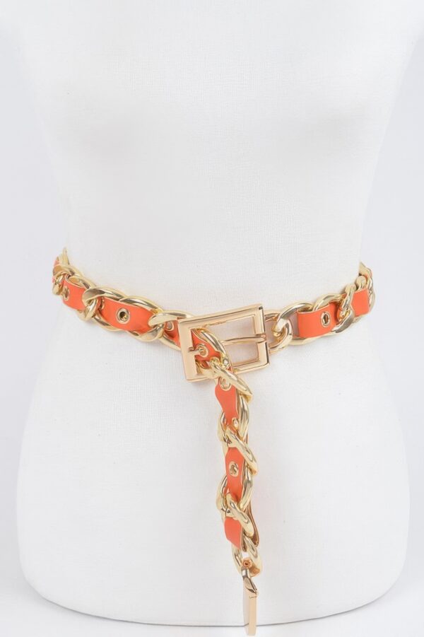 Chain Link Fashion Belt – Polished Clasp